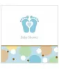 Baby Shower 'Tiny Toes Blue' Lunch Napkins (18ct) Baby Shower 'Tiny Toes Blue' Lunch Napkins (18ct)