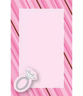 Bridal Shower 'Bride 2 Be Dots' Imprintable Invitations w/ Envelopes (10ct)
