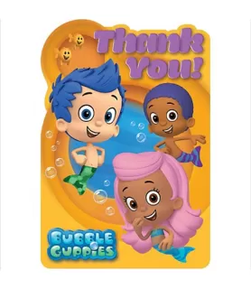 Bubble Guppies Thank You Note Set w/ Envelopes (8ct)