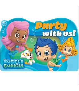 Bubble Guppies Invitation Set w/ Envelopes (8ct)