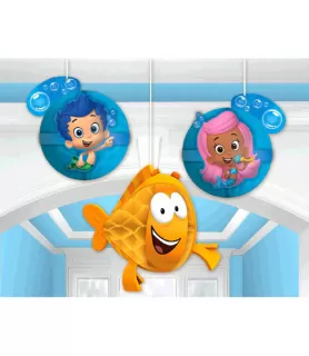 Bubble Guppies Honeycomb Decorations (3ct)