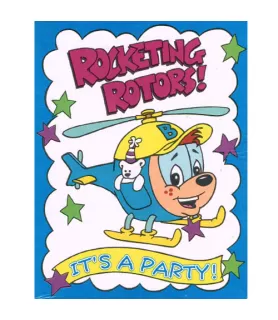 Budgie the Little Helicopter Vintage 1994 Invitations w/ Envelopes (8ct)