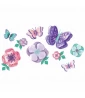 Floral Birthday 'Flutter' Floral Paper Wall Decorations (1ct) Floral Birthday 'Flutter' Floral Paper Wall Decorations (1ct)