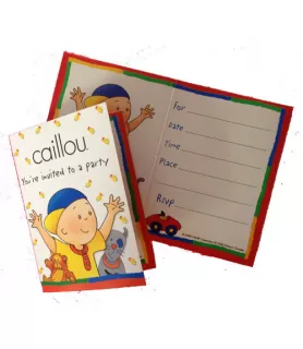 Caillou Invitations w/ Envelopes (8ct)