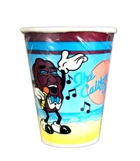 California Raisins Vintage 1988 9oz Paper Cups (8ct)