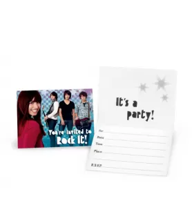 Camp Rock Invitations w/ Envelopes (8ct)