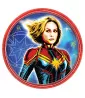 Captain Marvel Small Paper Plates (8ct) Captain Marvel Small Paper Plates (8ct)