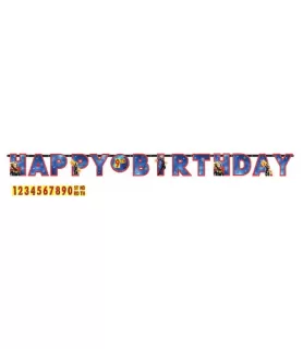 Captain Marvel Jumbo Letter Banner Kit (1ct)