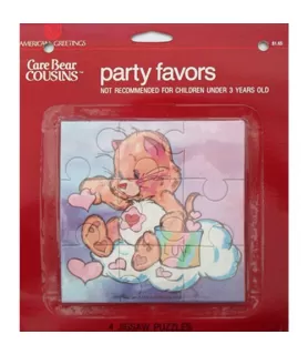 Care Bears Vintage 'Care Bear Cousins' Mini Jigsaw Puzzles (4ct)
