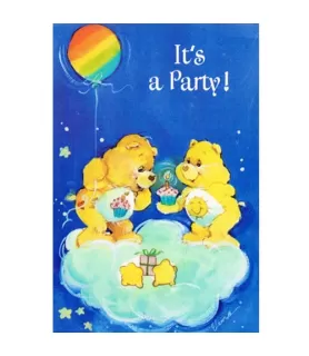Care Bears Vintage Invitations w/ Envelopes (8ct)
