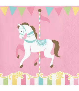 Baby Shower 'Carousel' Small Napkins (16ct)