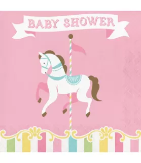 Baby Shower 'Carousel' Lunch Napkins (16ct)*