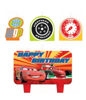 Cars 2 Mini Candle Set (4pc)