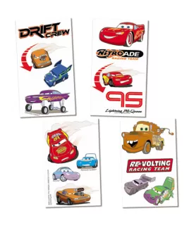 Cars 2 Temporary Tattoos (4 strips)