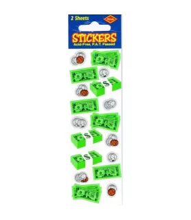 Money Stickers (2 sheets)