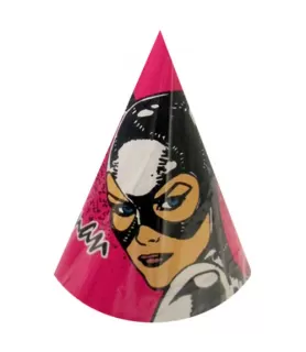 Catwoman Vintage 1992 Cone Hats / Favors (8ct)