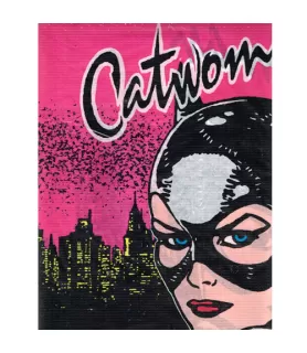 Catwoman Vintage Paper Table Cover (1ct)
