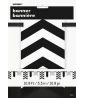 Black Chevron and Dots Paper Banner (1ct) Black Chevron and Dots Paper Banner (1ct)