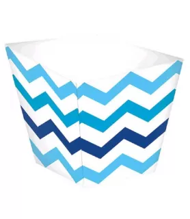 Blue Chevron Mini Snack Cups (36ct)
