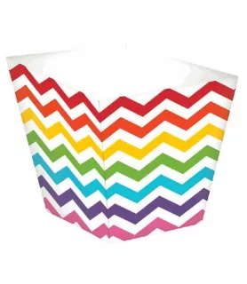 Rainbow Chevron Mini Snack Cups (36ct)