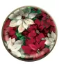 Christmas Poinsettia Small Paper Plates Value Party Pack (60ct) Christmas Poinsettia Small Paper Plates Value Party Pack (60ct)
