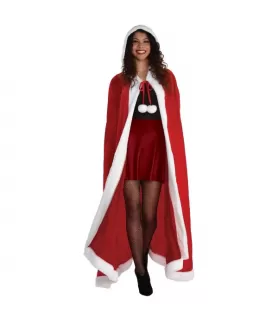 Deluxe Adult Christmas Cape Robe (1ct; One Size)