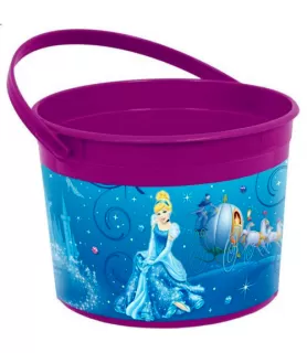 Cinderella 'Sparkle' Plastic Favor Container (1ct)