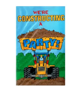 Construction Invitations w/ Envelopes (8ct)