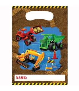 Under Construction Favor Bags (8ct)