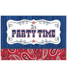 Western Invitations w/ Envelopes (8ct)