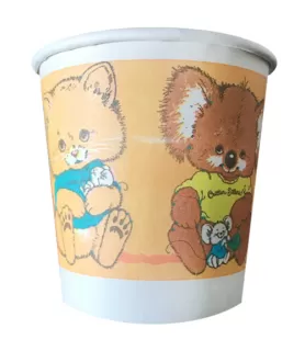 Critter Sitters Vintage Orange 7oz Paper Cups (8ct)