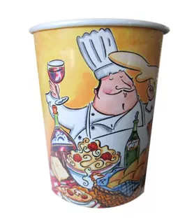 International Cuisine 'Italian Cuisine' 9oz Paper Cups (8ct)