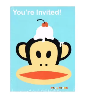 Paul Frank Invitations and Thank You Notes w/ Env. (8ct ea.)
