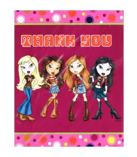 Lil' Bratz Thank You Notes w/ Env. (8ct)