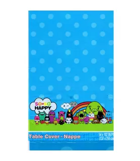 So So Happy Plastic Table Cover (1ct)