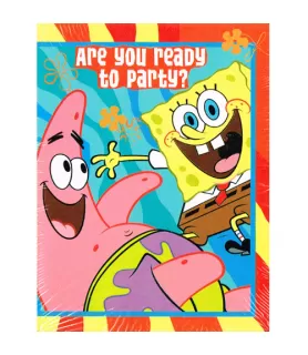 SpongeBob SquarePants 'Buddies' Invitations w/ Env. (8ct)
