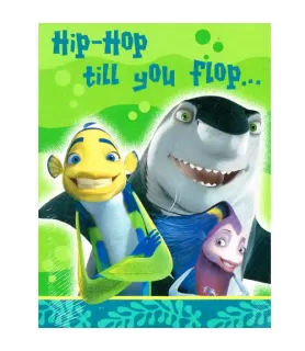 Shark Tale Invitations w/ Env. (8ct)
