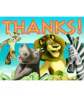 Madagascar Thank You Notes w/ Env. (8ct)