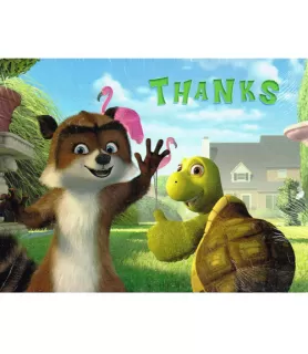 Over The Hedge Thank You Notes w/ Env. (8ct)