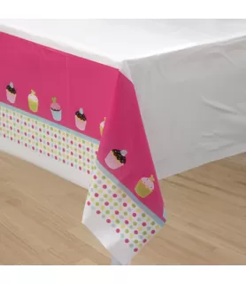 Happy Birthday 'Sweet Treats' Plastic Table Cover (1ct)