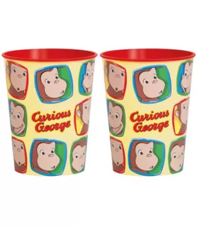 Curious George Reusable Keepsake Cups (2ct)