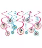 Young DC Wonder Woman Hanging Swirl Decorations (12pcs) Young DC Wonder Woman Hanging Swirl Decorations (12pcs)