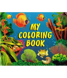 Ocean Friends Small Coloring Books (4ct)