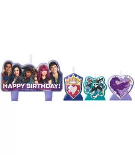 Descendants 2 Mini Candle Set (4pc)