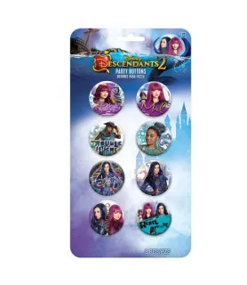 Descendants 2 Buttons / Favors (8ct)