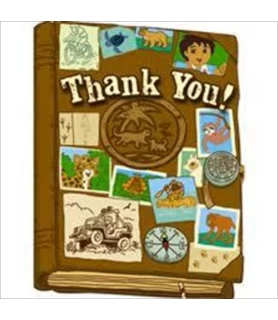 Go Diego Go! Thank You Notes w/ Env. (8ct)