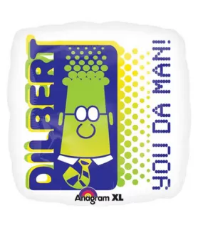 Dilbert 'You Da Man' Foil Mylar Balloon (1ct)