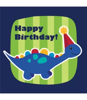 Dinosaur 'Little Dino Party' Lunch Napkins (16ct)