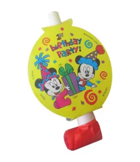 Disney Babies Vintage 'Mickey and Minnie's 1st Birthday' Blowouts / Favors (6ct)