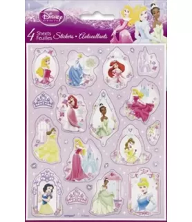 Disney Princess Stickers (4 sheets)